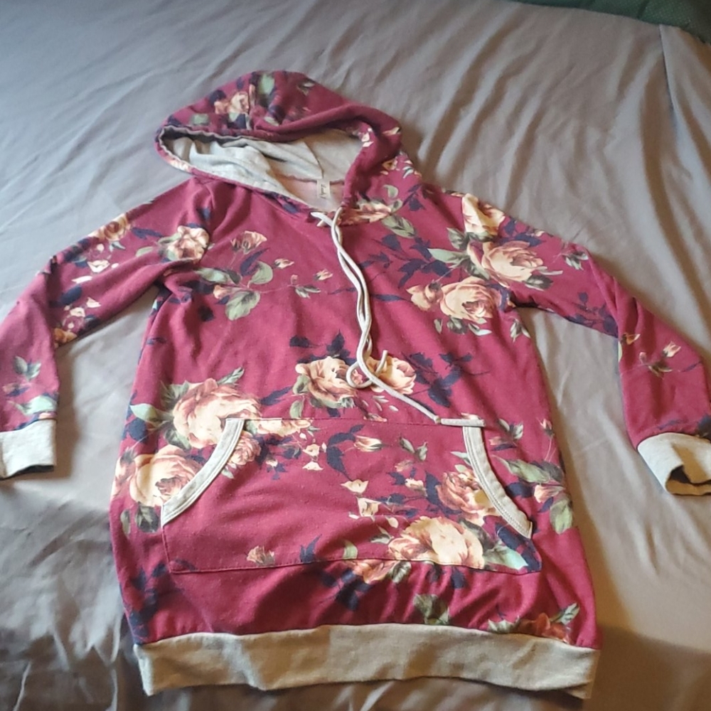 Floral sweatshirt